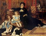 Pierre-Auguste Renoir Madame Charpenting and Children oil on canvas